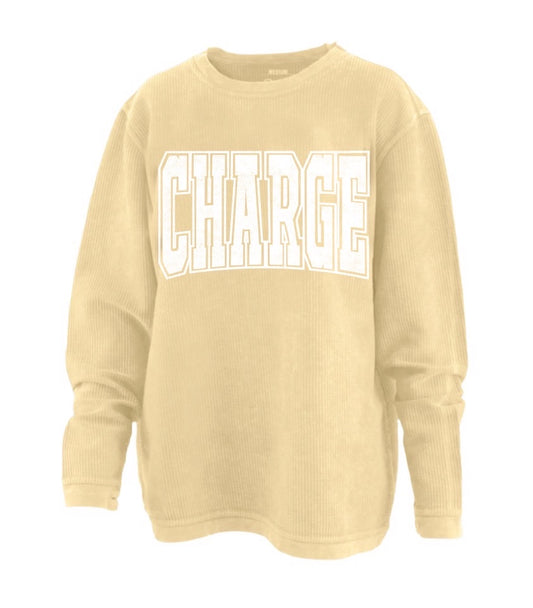 Charge Volleyball Corded Crew Yellow