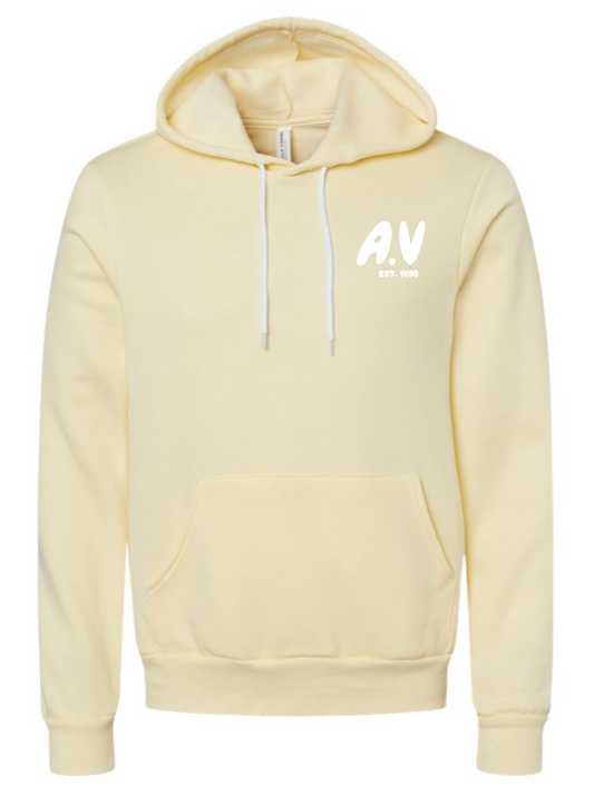 American Volleyball Yellow Hoodie