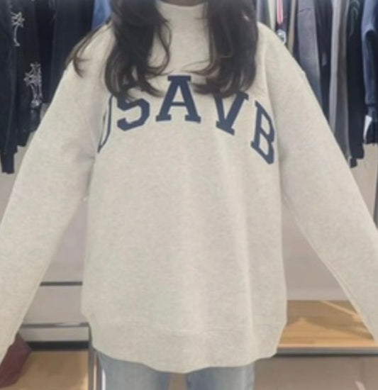 USAVB Grey Mockneck