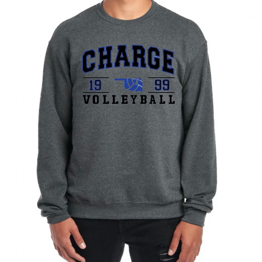 Charge Charcoal Crewneck Sweatshirt