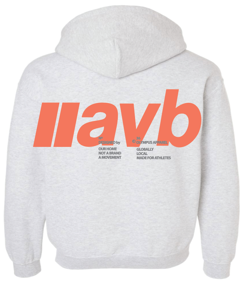 Cream & Orange American Volleyball